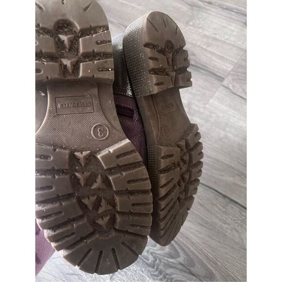 Steve Madden Kids' Combat  Boot with Faux Fur Collar size 3 big girl - Picture 7 of 7